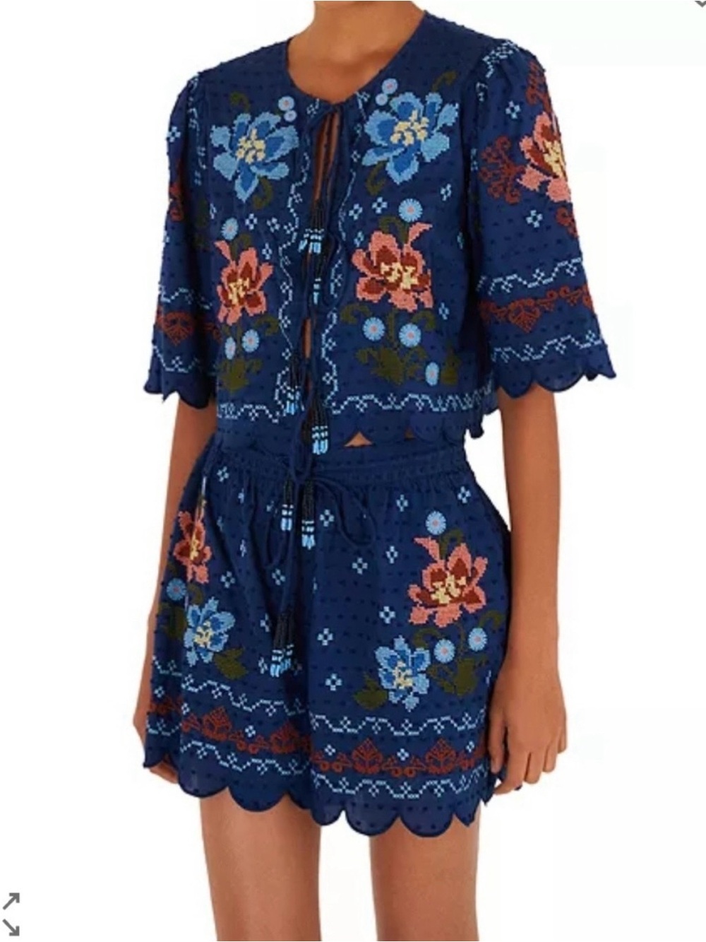 NWT Farm Rio Floral Two-Piece Set - Picture 5 of 6